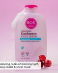 eos Shea Better Cashmere Body Wash, Fresh & Cozy, Moisturizing and Nourishing, pH Balanced Creamy Gel Formula, Paraben & Phthalate Free, Sensitive Skin,16 fl oz