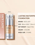 Ultra Matte Liquid Foundation Makeup, Full Coverage Shine 0.7Oz
