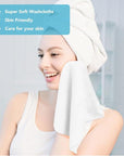Orighty Wash Cloths Bulk Towels Set 200 Pack, Highly Absorbent and Soft Feel Microfiber Face Cloths, Multi-Purpose White Washcloths & Hand Towels for Bathroom, Hotel, Spa, and Gym, 12x12 Inch