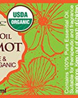 US Organic 100% Pure Bergamot Essential Oil, USDA Certified Organic, Cold Pressed, with Euro droppers (More Size Variations Available) (15 ml / .5 fl oz)