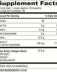 Brain Body Collagen Peptides Powder - Vital Protein & Collagen Supplement for Women & Men - Hydrolyzed Type I & III for Hair, Skin, Nails & Joint Health - 30 Servings - Unflavored - 678g