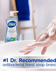 Dial Antibacterial Foaming Hand Wash, Spring Water, 7.5 fl oz (Pack of 6)