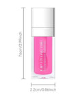 Hydrating Lip Glow Oil, Plumping Moisturizing Lip Oil Gloss, Smooth Lip Lines Plump Lip,Transparent Plumping Clear Glossy Tinted Balm Care 0.2Fl oz #Raspberry