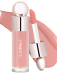 Cilrofelr Dewy Liquid Blush, Soft Cream Liquid Blush Nude Peach)