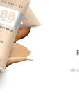 FARMASi Make Up BB Cream Beauty Balm, Full-Coverage Foundation, Concealer, Moisturizer BB Cream for All Skin Types, 1 fl. oz. / 30 ml (Light)