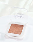Light Brown Glitter Eyeshadow – Champagne Copper Shimmer Eye Shadow, Daily Waterproof Long-Lasting Eyeshadow Powder Palette for Women Neutral Eye Makeup sombras para ojos (01)