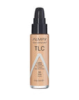 Almay Liquid Foundation, Truly Lasting Color, Long Wearing Natural Finish, Vitamin E and Lemon Extract, Hypoallergenic, Cruelty-Free, Dermatologist Tested, 120 Ivory, 1 fl oz