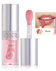 AKARY Hydrating Lip Glow Oil with Big Brush Lip
