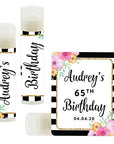 Andaz Press Personalized Milestone Birthday Party Black