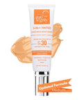 Suntegrity Tinted 5 in 1 Mineral Sunscreen for Face (SPF 30-2 oz) - Medium | BB Cream Moisturizer with Physical UVA/UVB Broad Spectrum Protection | Safe for Sensitive Skin