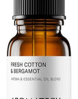 AromaTech Fresh Cotton and Bergamot Essential Oil Blend: Luxury Hotel Inspired Aromatherapy with Bergamot, Fresh Cotton & Sandalwood for Ultrasonic Diffusers & Nebulizers - 0.3 fl oz, 10 mL