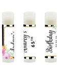 Andaz Press Personalized Milestone Birthday Party Black
