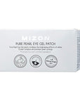 MIZON Pure Pearl Eye Gel Patch with Pearl, Diamond Powder, and Niacinamide for Radiance, Firming, and Nourishment – 60pcs – Improves Dark Circles and Luminosity