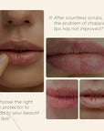 3Pcs Lip Care Set, Exfoliator Lip Lips