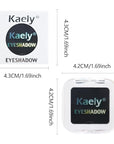 Dark Black Matte Eyeshadow – Smoked Eye Shadow, Daily Waterproof Long-Lasting Eyeshadow Powder Palette for Women Neutral Eye Makeup sombras para ojos (04)
