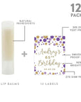 Andaz Press Personalized Milestone Birthday Party Glitter