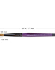 Pana purple wood kolinsky acrylic