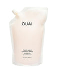 OUAI Thick Shampoo Refill - Moisturizing Shampoo with Keratin, Marshmallow Root, Shea Butter & Avocado Oil for Thick Hair - Strengthens & Hydrates - Paraben, Phthalate, Sulfate Free Shampoo (32 Fl Oz)