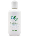 Emu Oil Infused Hand Lotion – Deep Moisturizing Cream for Dry & Cracked Hands Skin Relief – Perfect for Women, Men, and Travel | Natural Lotion with Shea Butter and Natural Oils - 8 oz