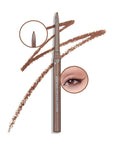 Kaely 1.5mm Light Brown Eyeliner Pencil, Gel Eye Liner Waterproof Smudge Proof, Long Lasting 16 Hour Wear, Vegan & Cruelty Free, 03