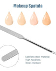 Stainless Steel Makeup Spatula, Liquid Foundation Spatula Stainless Makeup Tool