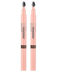 Maybelline Total Temptation Eyebrow Definer Pencil, Medium Brown, 2 Count