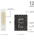 Andaz Press Personalized Lip Balm Party Chalkboard,
