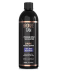 Bronze Tan Spray Tan Solution Professional Tanning Solution for Spray Tan Machine - Coconut Scented Sunless Tanning Solution Dark for Airbrush Tan (250ml / 8.45fl oz)