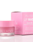 Palladio Lip Mask Intense Overnight Moisturizer to Nourish and Repair Dry Lips While Sleeping, Hydrates for Smooth, Soft, Plump Lips Infused with Shea Butter and Sweet Cherry