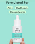 Rael Serum for Face, Miracle Clear Complete Acne Treatment - 1.5% Salicylic Acid, 2% Niacinamide, 0.5% Zinc, Pore Minimizer, Even Skin Tone, Korean Skincare (1 fl oz, 30ml)