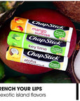 ChapStick Lip Care Bundle - I Love Summer Collection + Aloha Coconut Lip Balm, 0.15 Oz Ea (5 Piece Set)