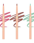 Oulac Waterproof Lipliner Pencil Set - Smooth and Creamy, Retractable Lip Makeup for Precision Application, Vegan & Cruelty-Free
