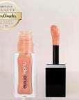 nude envie - Lip Gloss - High-Shine Finish - Moisturizing & Easy Application - Luxury Hydration - Non-Sticky Formula - With Vitamin E & Glycine Soja Oil - Vegan, Paraben-Free & Cruelty-Free - Shimmer