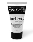 Mehron Makeup Fantasy FX Cream | Water Based Halloween Makeup | White Face & Body Paint For Adults 1 fl oz (30ml)
