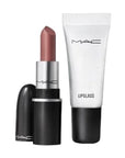 MAC Winters Kiss Lip Duo - Neutral Retro Matte Lipstick Bronx & Mini Lipglass Clear