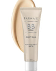 FARMASi Make Up BB Cream Beauty Balm, Full-Coverage Foundation, Concealer, Moisturizer BB Cream for All Skin Types, 1 fl. oz. / 30 ml (Light)