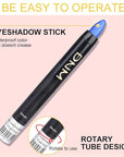 8Pcs Glitter Eye Shadow Sticks Liner Pencils Makeup, Pearl White Smokey Black Gray Silver Violet Purple Khaki Royal Blue Shimmer Glitter Eyeliner Pencil Cream Eyeshadow Palette Makeup for Older Women