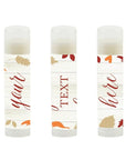 Andaz Press Personalized Lip Balm Party Leaves,