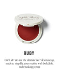 Jillian Dempsey Lid Tint: Satin Cream Eyeshadow I Easy Application for a Natural Shimmer or a Layered Matte Finish I Ruby