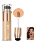 Mattte Liquid Concealer Foundation, Silky Foundation Mist Makeup, Finish (#04)