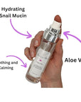 Trio Snail Mucin Unscented Cleanser, Toner