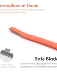 Chaosss &., Facial Fuzz-Free Razor, Eyebrow Trimmer Chaosss Co. Professional Exfoliating Dermaplaning Tool, Peach Fuzz Shaver and Multipurpose Home Skin Care for Women and Men (Pack of 4)