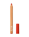 ILIA - Lip Sketch Hydrating Crayon | Non-Toxic, Cruelty-Free, Hyaluronic Acid, Hydrating + Long Lasting, Crease-Resistant, Demi-Matte (Piazza)