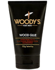 Woody’s Wood Glue Extreme Hold Hair Gel for Men, Long-Lasting Strong Hold, Non-Flaking, High Shine, Styling Gel for All Hair Types 4 oz