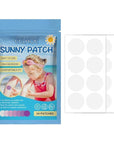 24 Pcs UV Stickers for Sunscreen, Waterproof UV Detection Stickers, Sun Cream Stickers to Reapply,UV Detection Reminder UV Patch for Kids Adults Waterproof Patches, Changes Color When Time To Reapply
