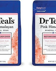 Dr Teal's Salt Soak with Pure Epsom Salt, Restore & Replenish with Pink Himalayan Mineral, 3 lbs (Pack of 2)