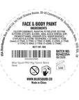 Blue Squid PRO Face Paint - Professional Water Based Single Cake Facepaint & Body Paints - SFX Makeup, Kids Adults Face Painting for Costume, Halloween, Cosplay - Classic Black 90g / 3oz