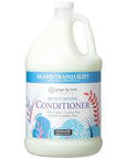 Ginger Lily Farms Botanicals Moisturizing Conditioner for Dry Hair, Island Tranquility, 100% Vegan & Cruelty-Free, Green Tea Lemongrass Scent, 1 Gallon Refill (Pack of 4)