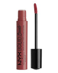 NYX PROFESSIONAL MAKEUP Liquid Suede Cream Lipstick - Soft Spoken (Pink With Light Gold Iridescence)
