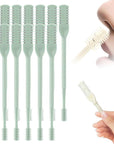 2025 New 2 in 1 Nasal Hair Cutter, Double Sided Nose Hair Knife Nostril Hair Remover Tool, Manual 360° Rotating Nose Hair Trimmer, Mini Noses Hair Remover Tool for Women and Men (Green, 12 Pcs)